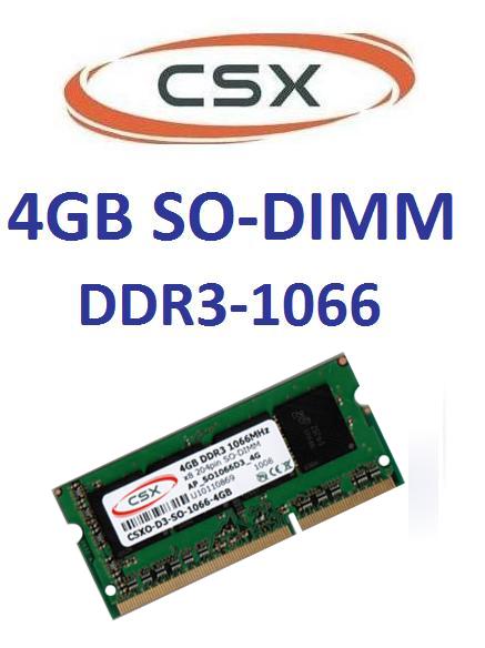 4GB DDR3 Notebook RAM Laptop 1066 Mhz SO DIMM 204 pin