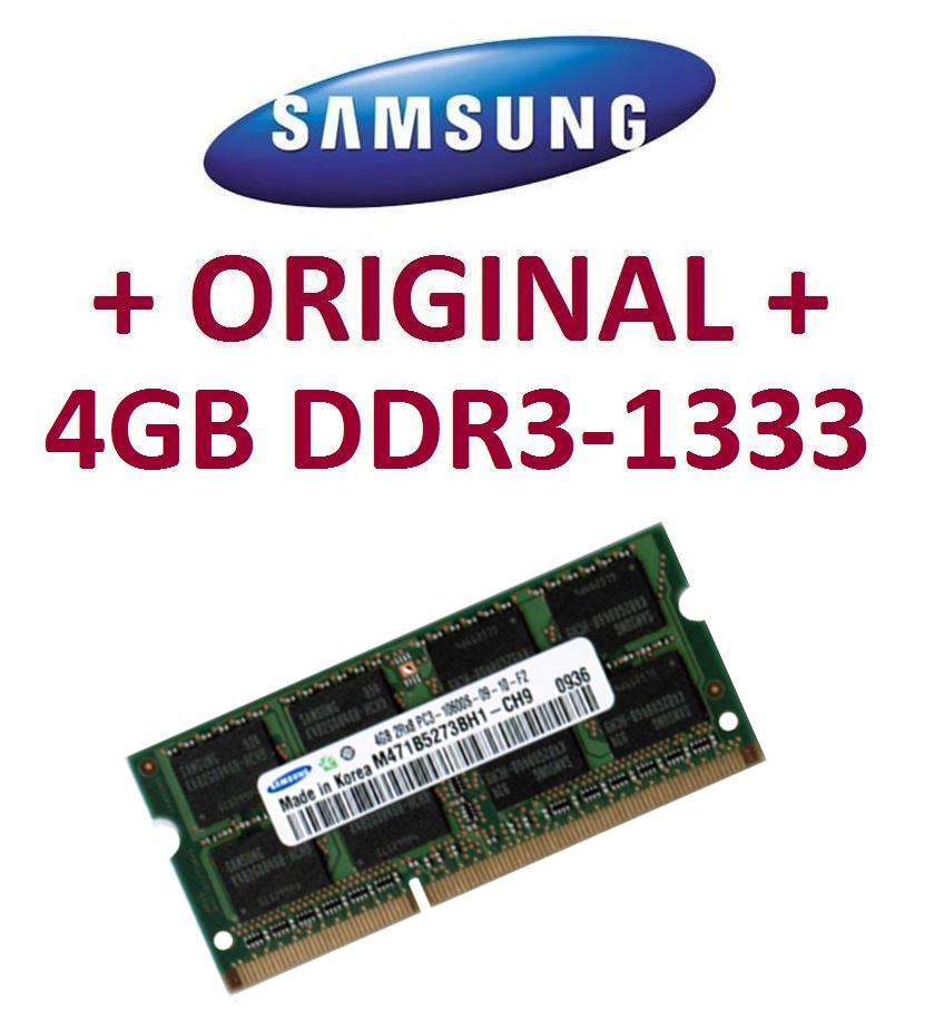4GB SAMSUNG DDR3 SO-DIMM RAM 1333Mhz M471B5273CH0-CH9 - Afbeelding 1 van 1