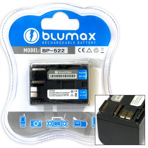Akku Accu Blumax F&uuml;r Canon Bp-522 Bp522 Fv2 Fv20 Neu