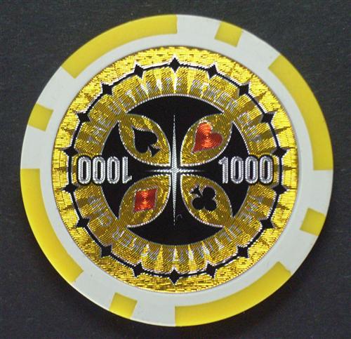 The ultimate poker chip 1000