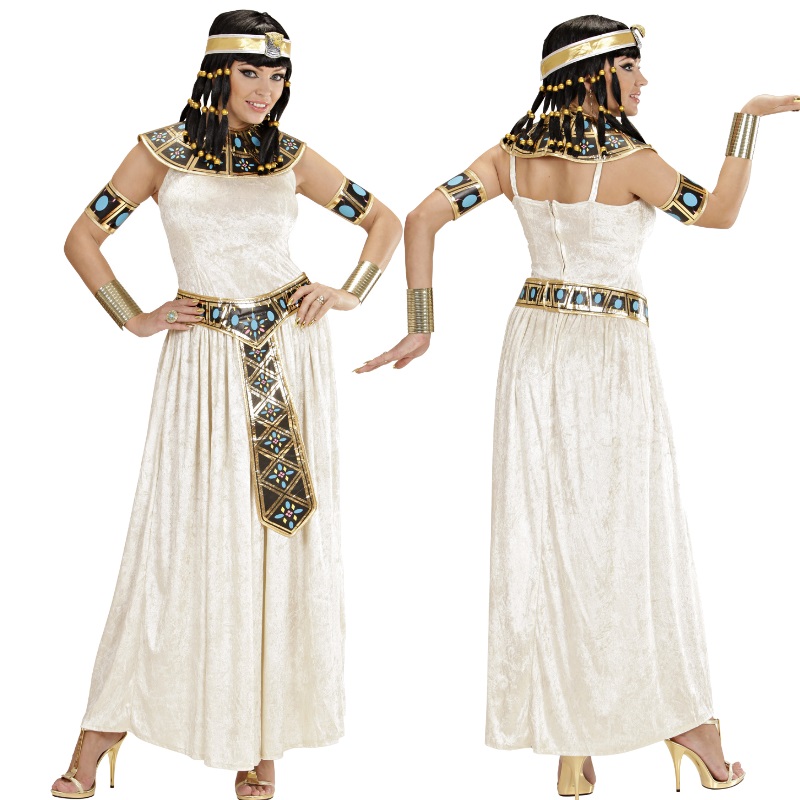 Cleopatra Damen Kost M Gypterin Kleid Mit Zubeh R Pharaonin Fasching