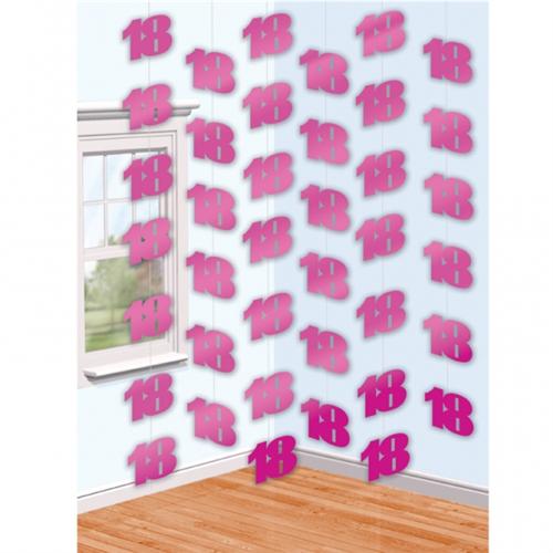 18. Geburtstag Tischtuch 180x35cm - Schwarze Silber Tischdeko Für Geburtstagsparty