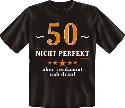 Fun Shirt 50 Jahre, TShirt Sprüche 50. Geburtstag witzig Geschenk