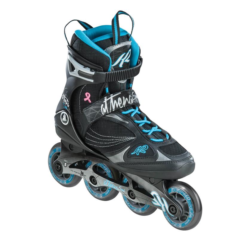 K2 Athena Speed 3040800 Inliner Skates Damen schwarz/türkis *UVP 109,95
