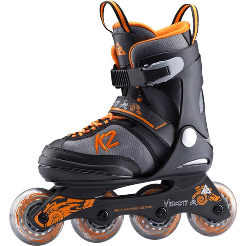K2 Velocity Jr Boys 3050900 Inline Skates Jungen schwarz/orange *UVP 99,95