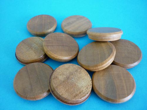 1 Pack Holz Abdeckkappen Serie 7030 Flachkopf 30 mm Holzart wählbar | eBay