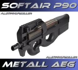 Softair Airsoft AEG JG SG1 P90 Maschinenpistole Voll Metall Gearbox