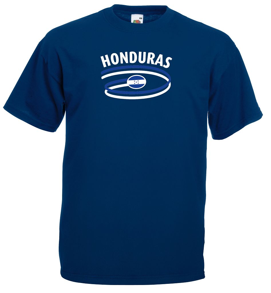 Honduras Herren T-Shirt Dynamic Trikotmarine-S