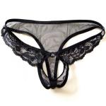 Eroticwear Sheer Lace Open Panties OS BA72