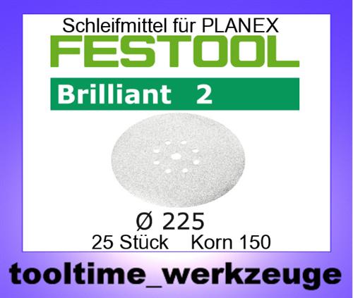 FESTOOL Schleifscheiben BR2 225mm P 150 PLANEX 495066