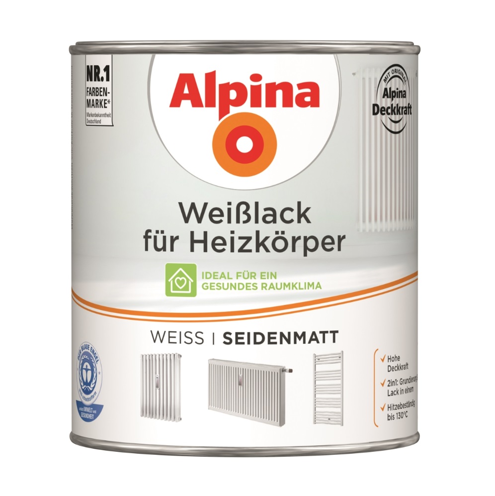 Alpina 300 ml Classic Weißlack für Innen AcrylLack