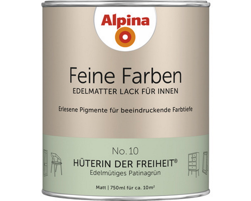 Alpina Feine Farben edelmatter Lack für Innen #10 Hüterin der Freiheit 750ml