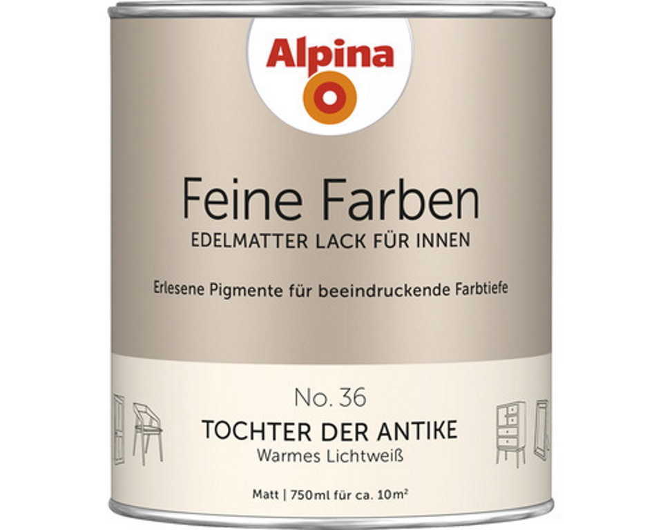 Alpina Feine Farben edelmatter Lack für Innen #36 Tochter der Antike 750ml