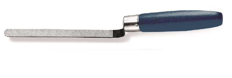 Color Expert Fugenkelle Stahl, Holzgriff, Blau, L 160 mm, B 10 mm, 92190110