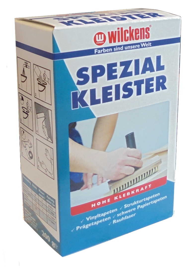 Wilckens 200g Spezial Kleister Tapetenkleister, Vinyl-, Struktur-, Prägetapeten