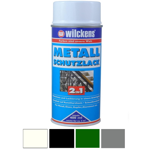 Wilckens Spray 400 ml Metallschutzlack 2in1 Farbwahl RAL Metall Sprühdose