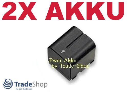 2x AKKU für SONY DCR-SR37 DCR-SR37E SR-37 SR-37E SR37E