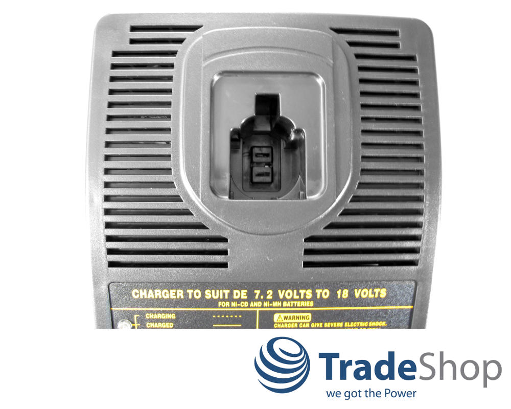 Akku Ladegerät 7,2V-18V Ladestation Lader für Dewalt DW936 DW936K DW937K DW938
