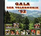 CD - Gala der Volksmusik '92