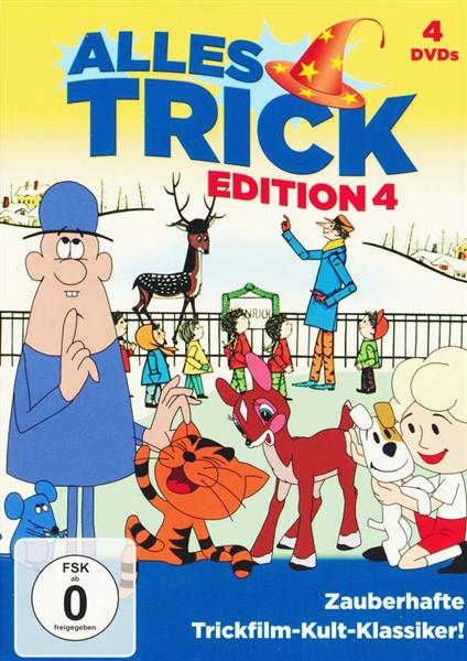 4erDVD - Alles Trick Edition 4 / Zauberhafte Trickfilm-Kult-Klassiker