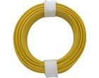 Kupferschaltdraht 1-adrig 0,5mm, 10m Ring - gelb #Do