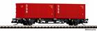 Piko 47727 / TT Containertragwagen DSR, DR Ep. IV