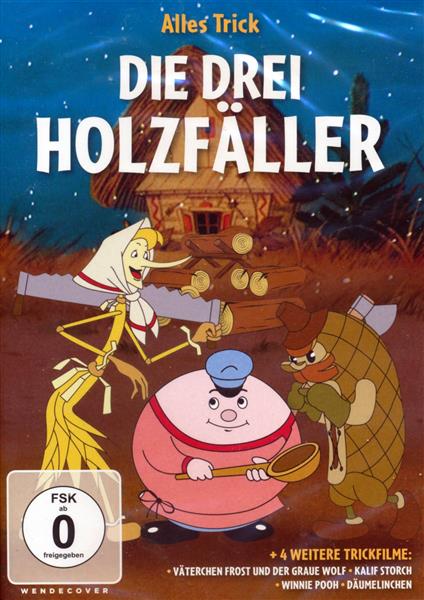 DVD - Die drei Holzfäller / Väterchen Frost, Winnie Pooh, u.a.
