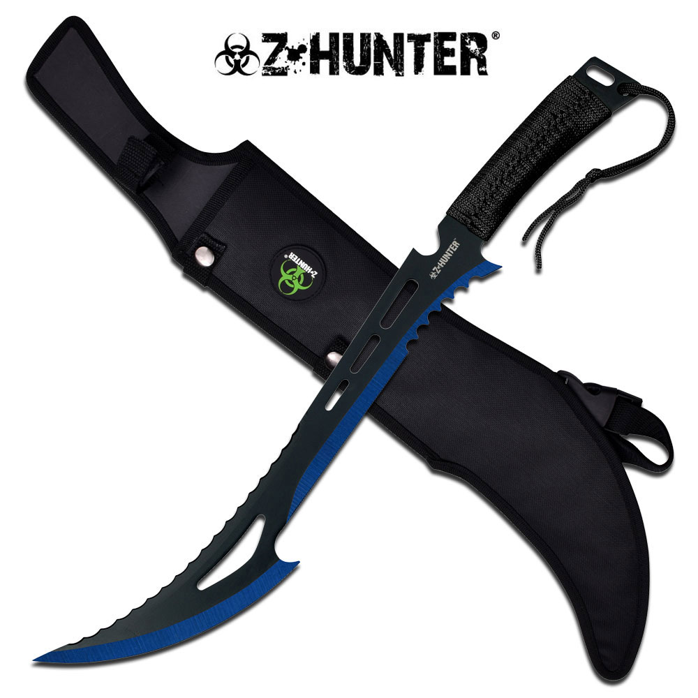 Nylonscheide ZB020BG Zombie Hunter Messer Machete Buschmesser 61 cm Hackmesser 