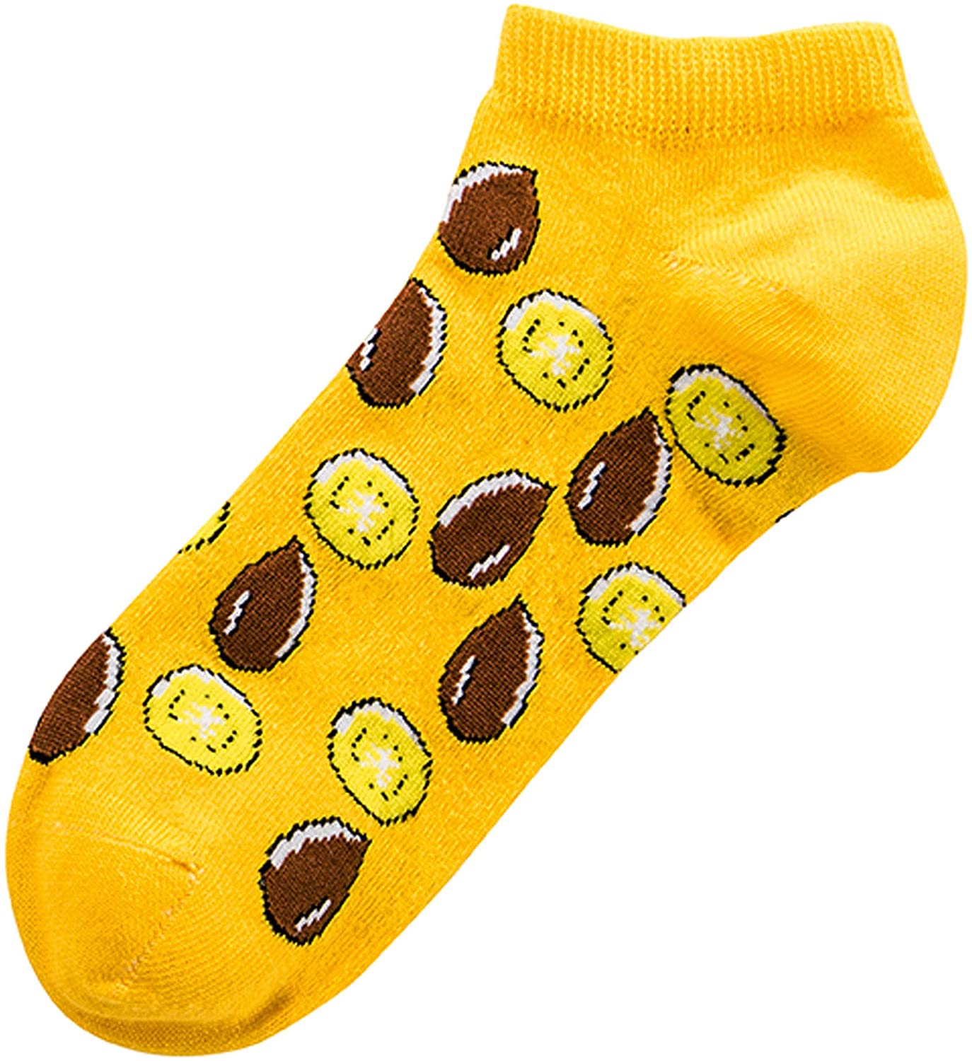 Damen Sneakersocken Früchte Motiv 3