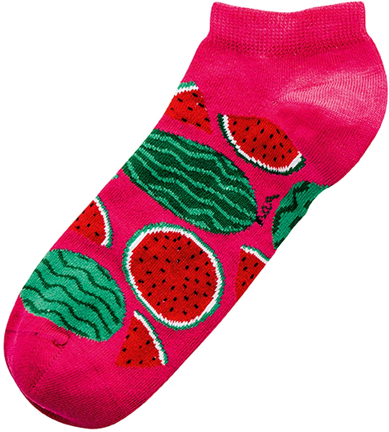 Damen Sneakersocken Früchte Motiv 4