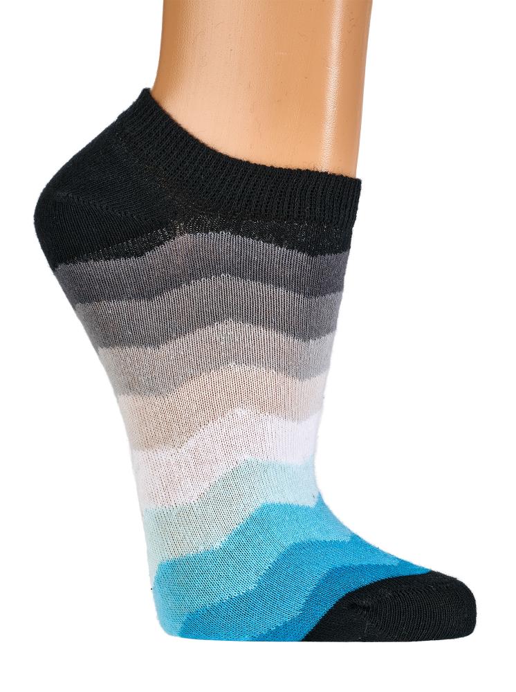 Damen Sneakersocken Regenbogen Motiv 4