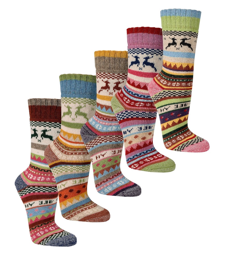 2 Paar Hygge Socken mit Wolle