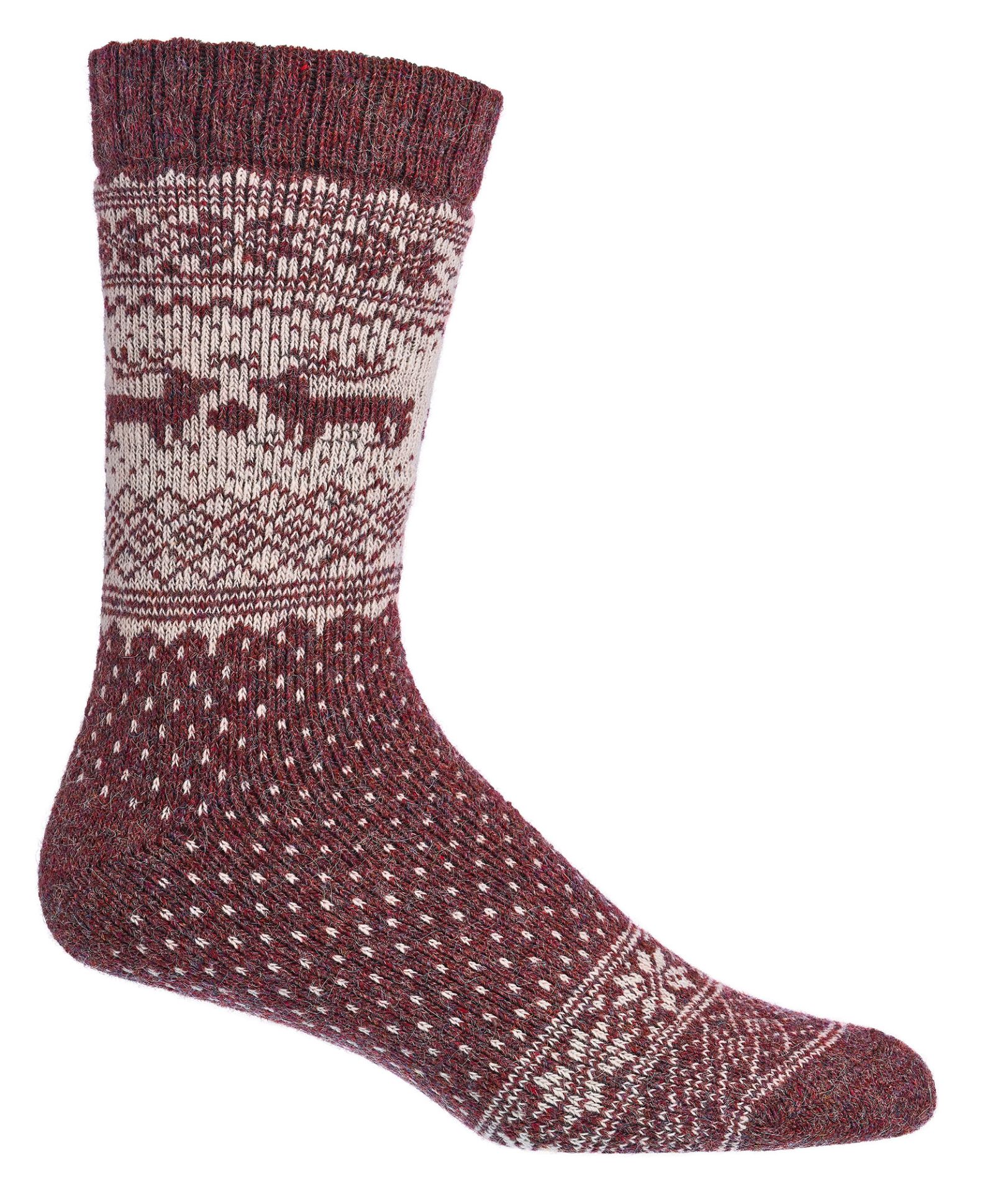 Norwegersocken Bordeaux
