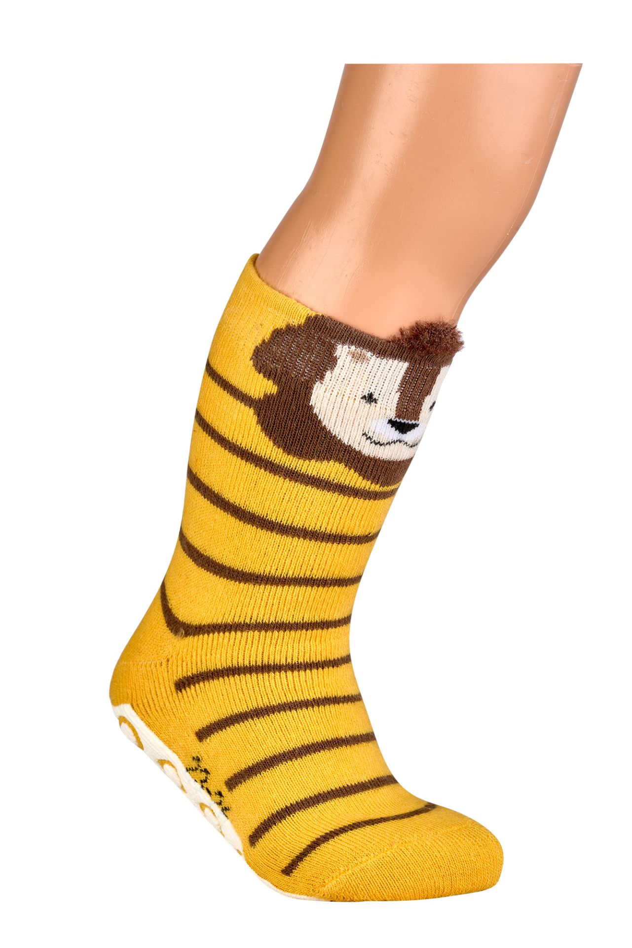 Kinder Sockenschuhe Tiger