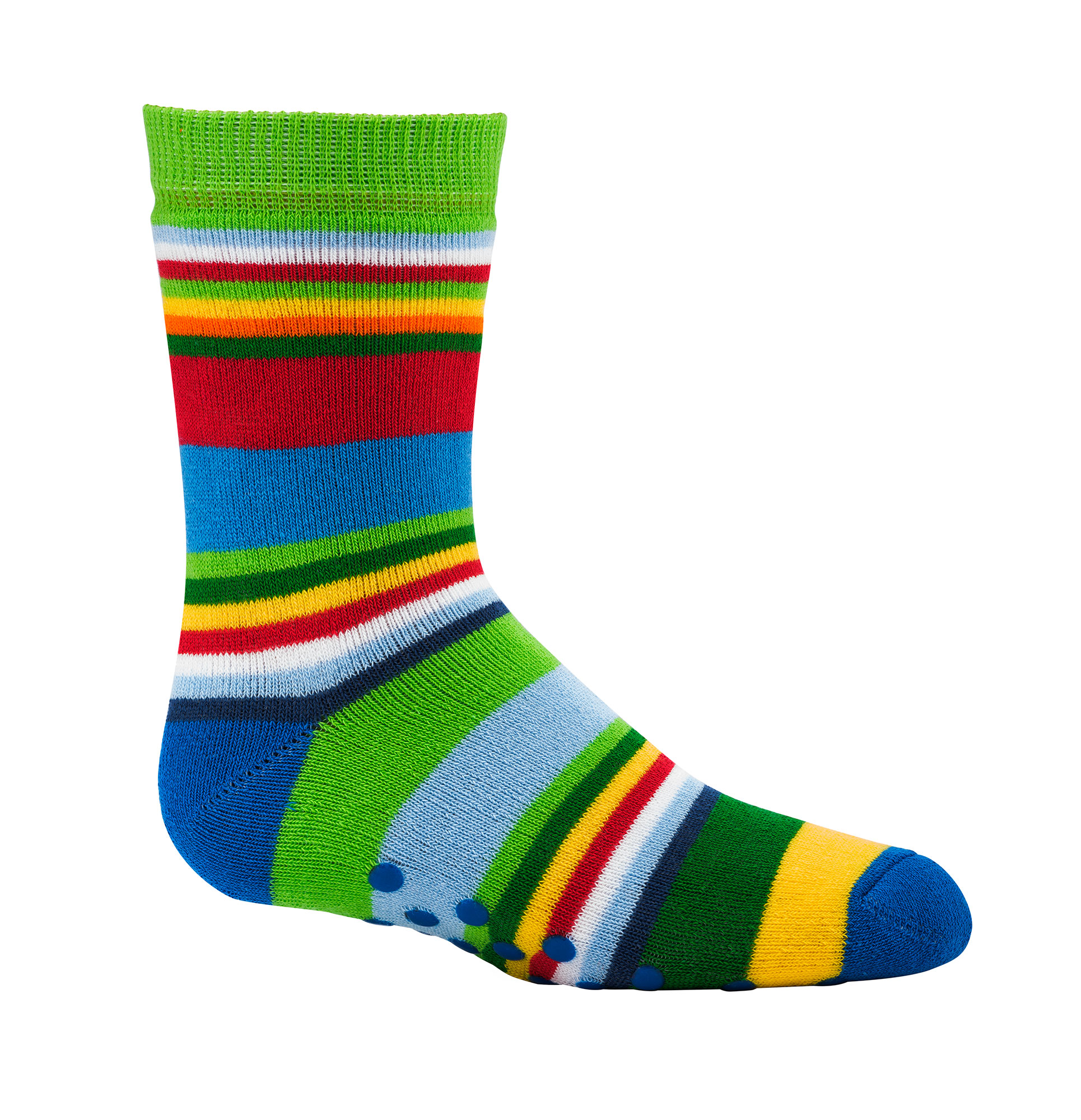 6 Paar Kinder-ABS-Socken Gute-Laune-Ringel