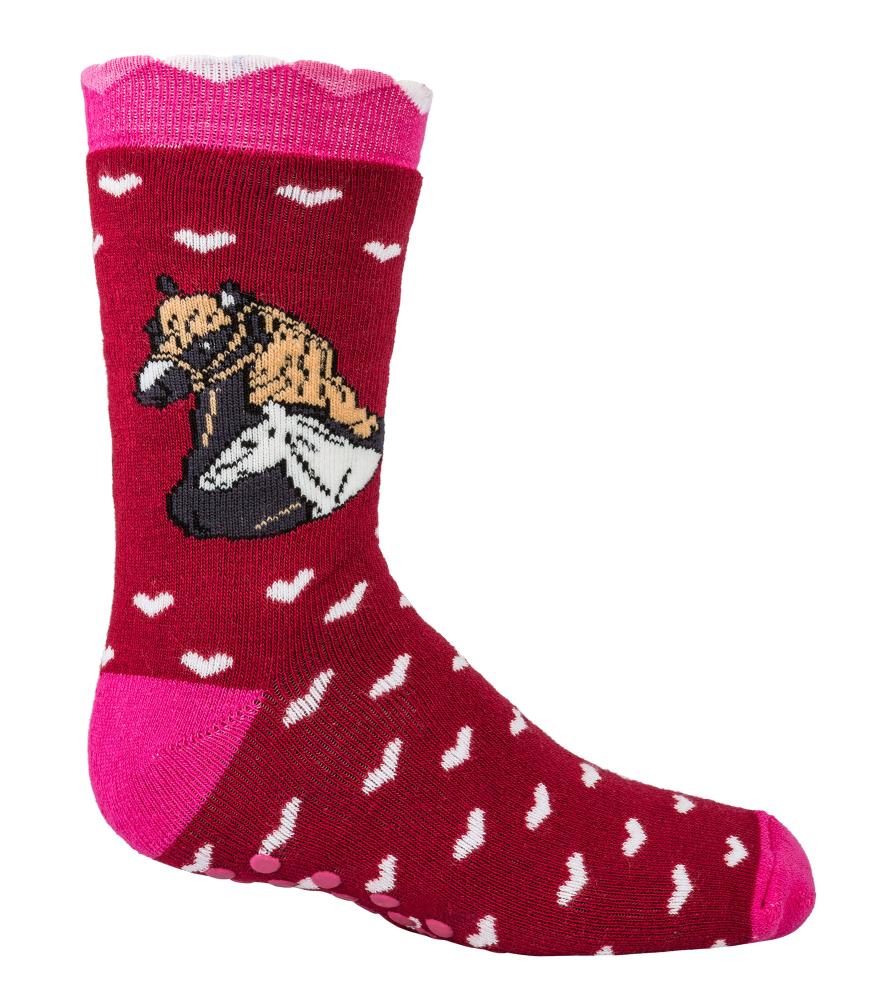 Kinder-ABS-Socken Romantik Pferd