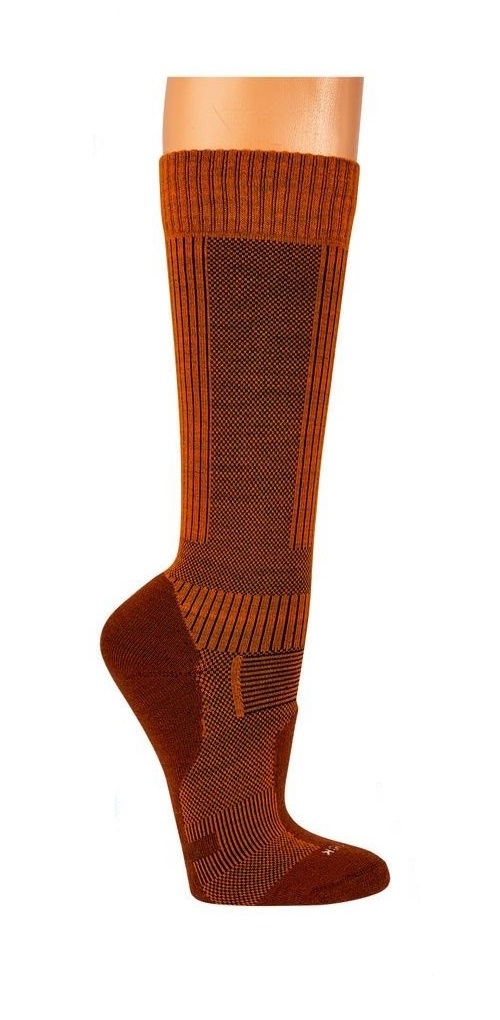 Merino-Trekkingsocken Orange