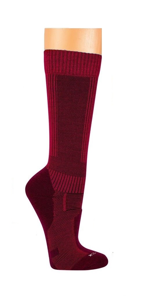 Merino-Trekkingsocken Rot