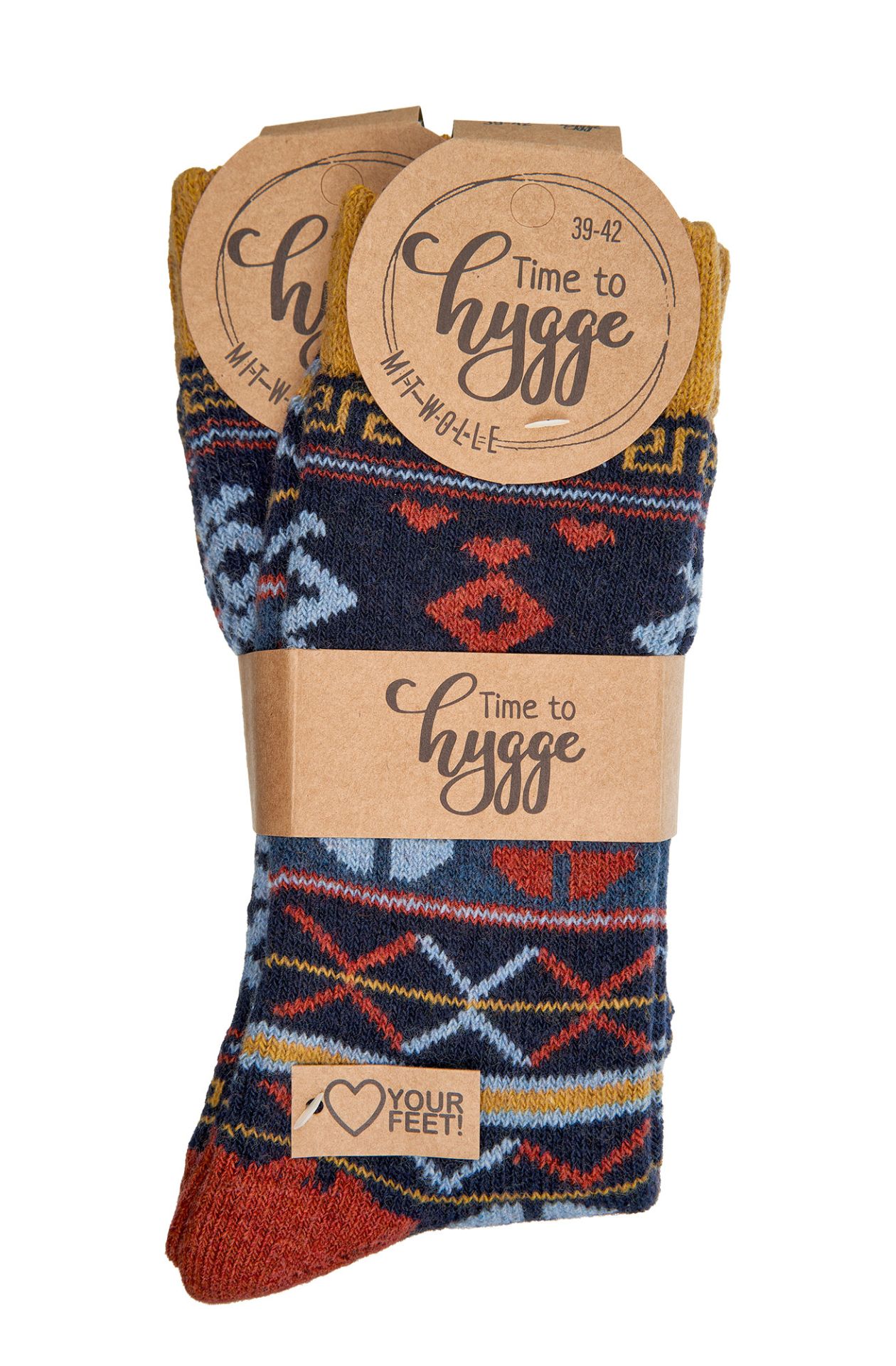 Hygge Wollsocken in verschiedenen Farben