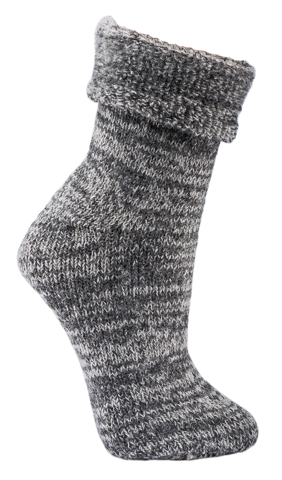 Thermo-Wollsocken in Grau