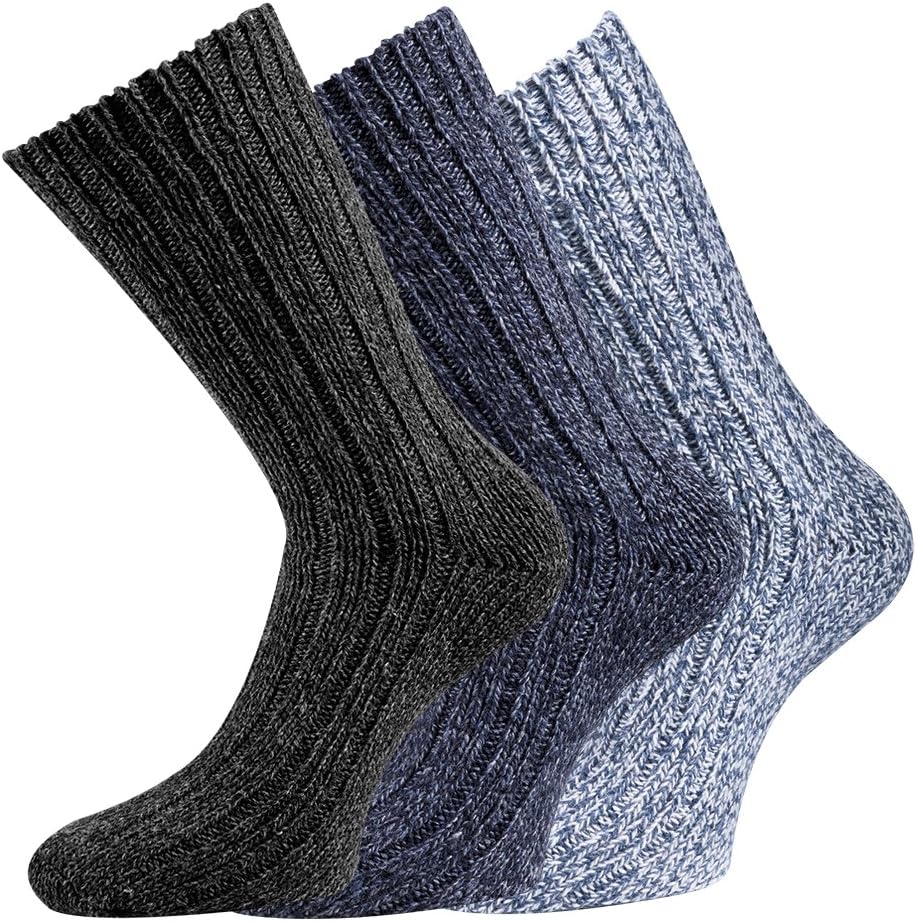 Norwegersocken Schwarz Dunkelblau Hellblau