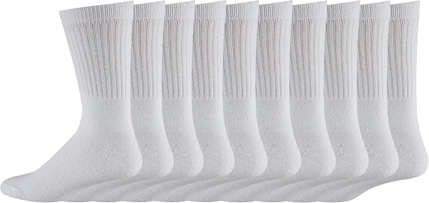 Weiße Tennis- und Sportsocken