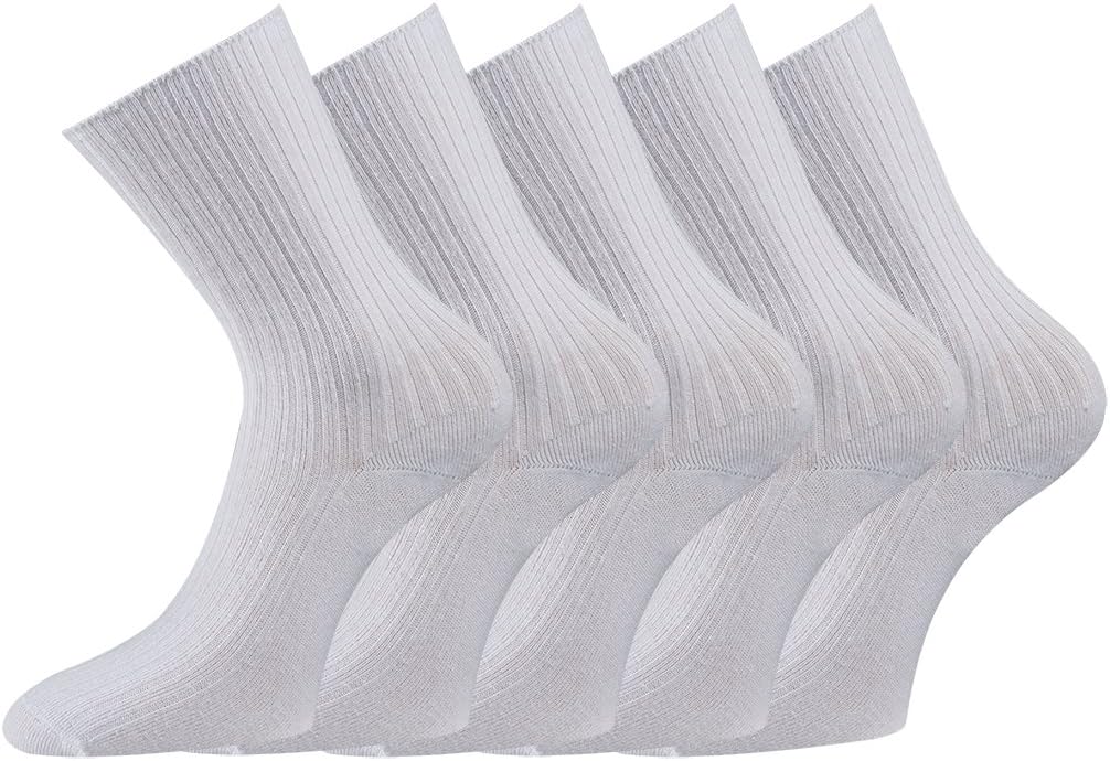 Weiße Arzt- und Schwesternsocken aus Baumwolle