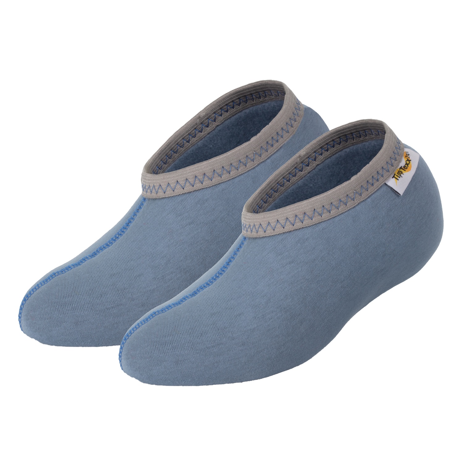 Blaue Stiefelsocken aus Baumwolle