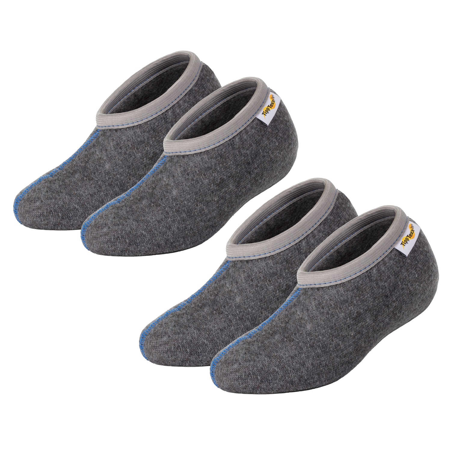 Stiefelsocken grau