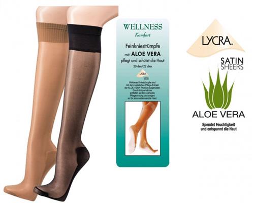 Feinkniestrümpfe Aloe Vera