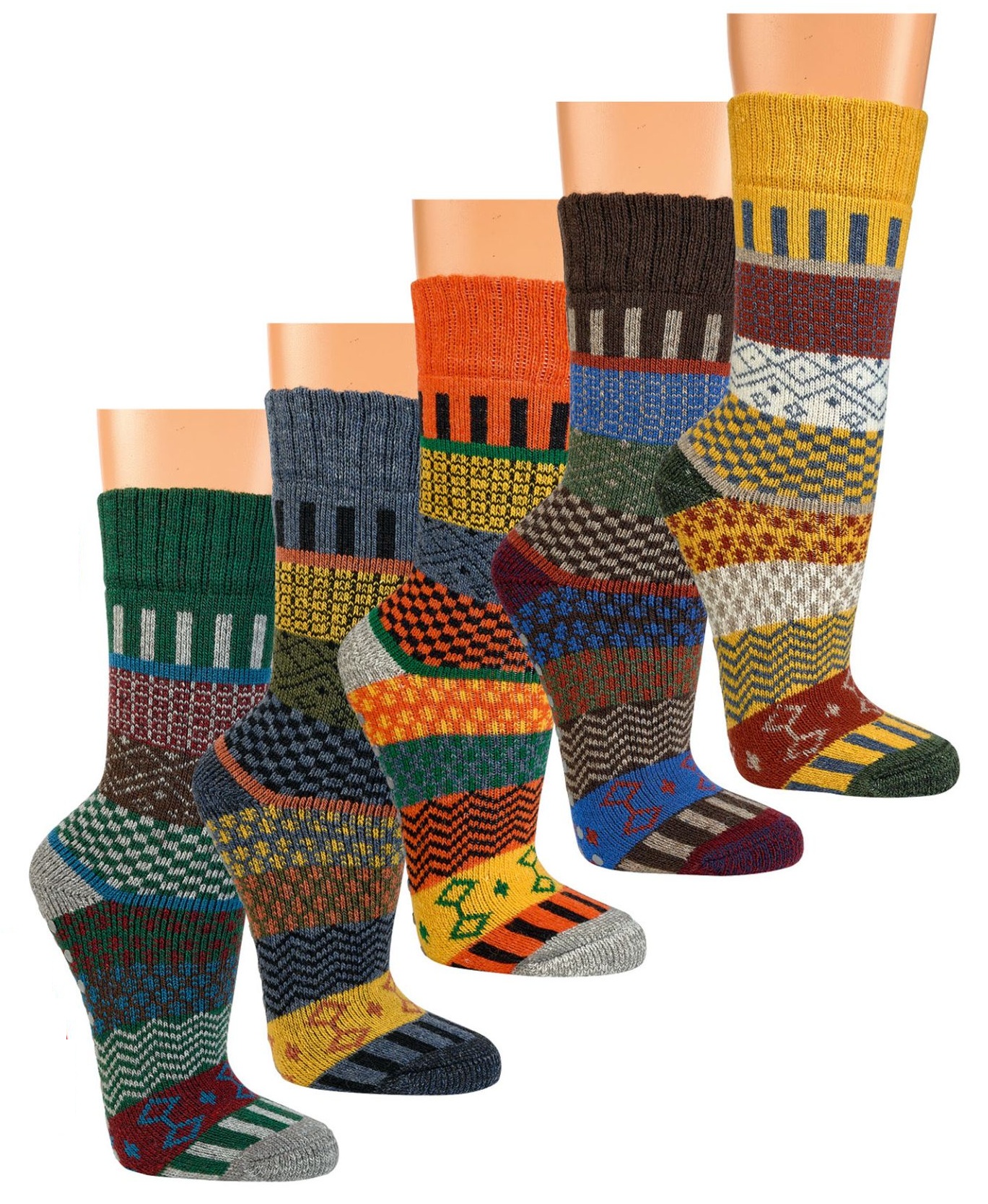 2 Paar THERMO Hygge Wollsocken mit ABS