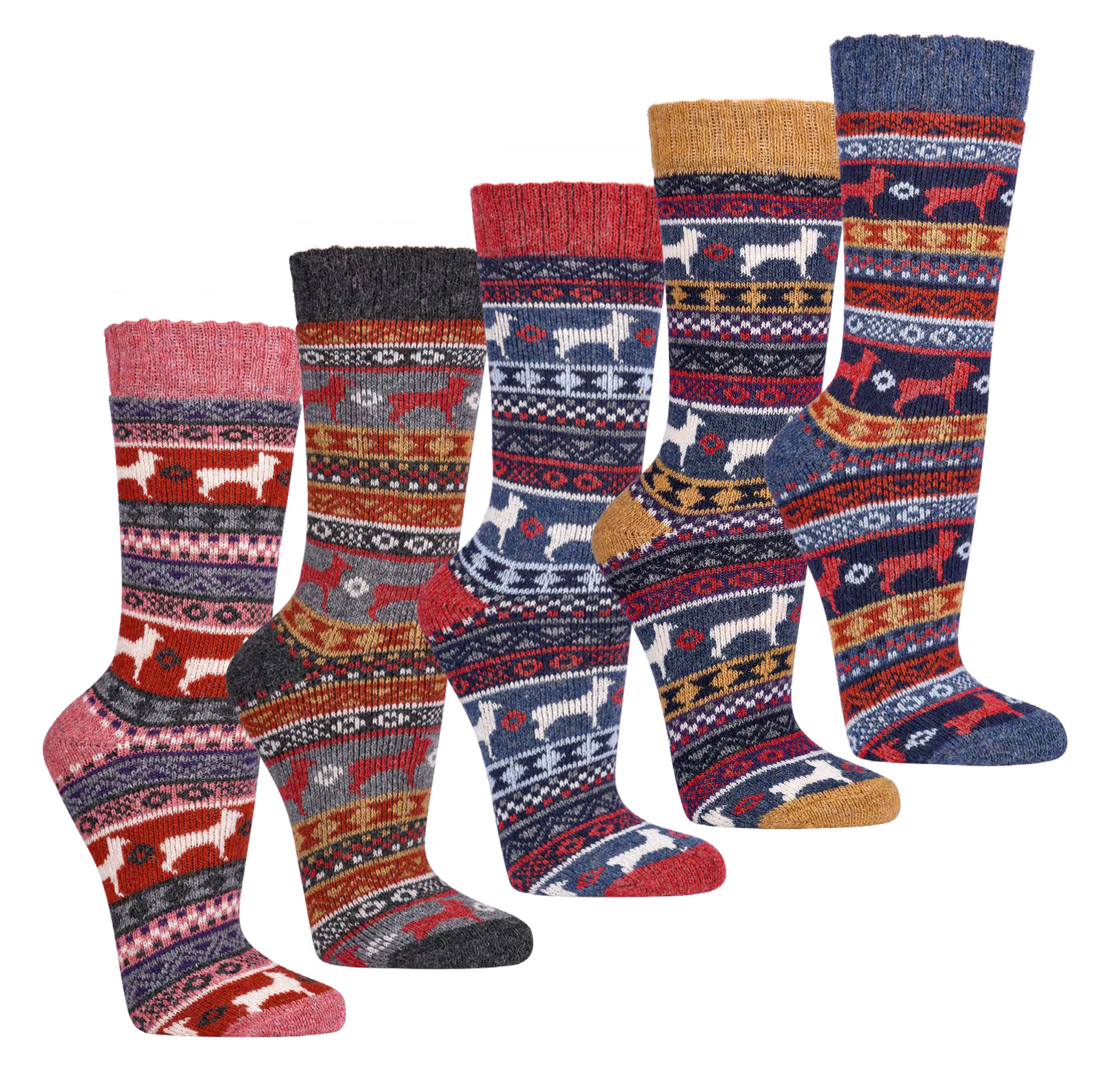 2 Paar Hygge Socken Peru mit Merino und Alpakawolle