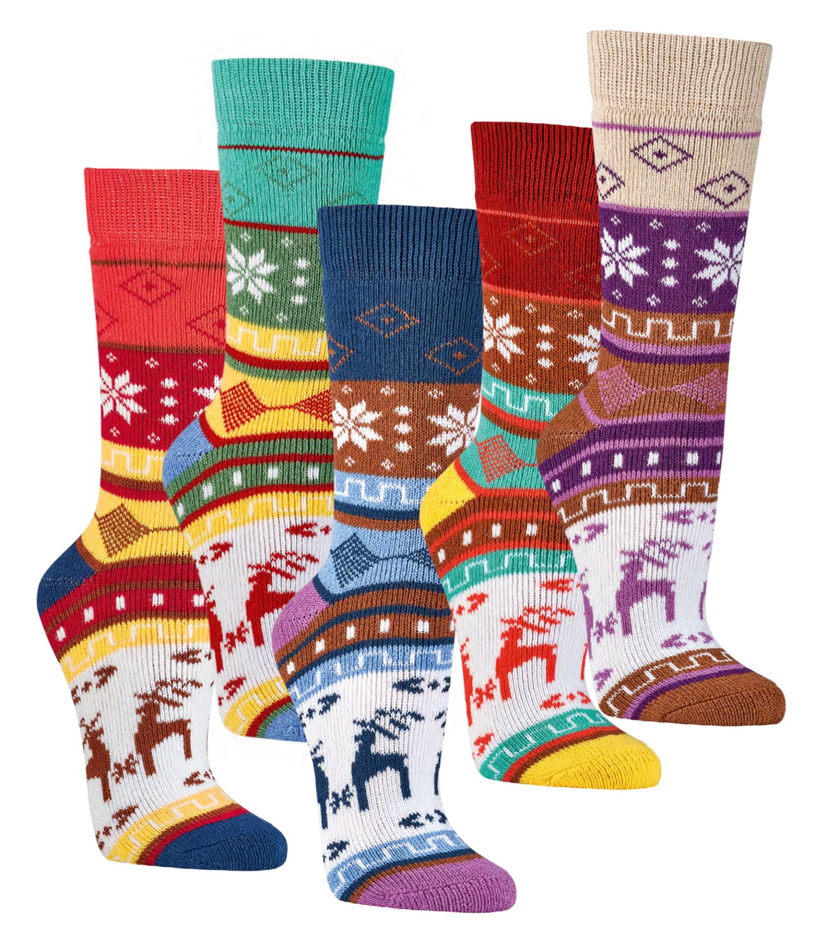 2 Paar Hygge Socken mit Baumwolle