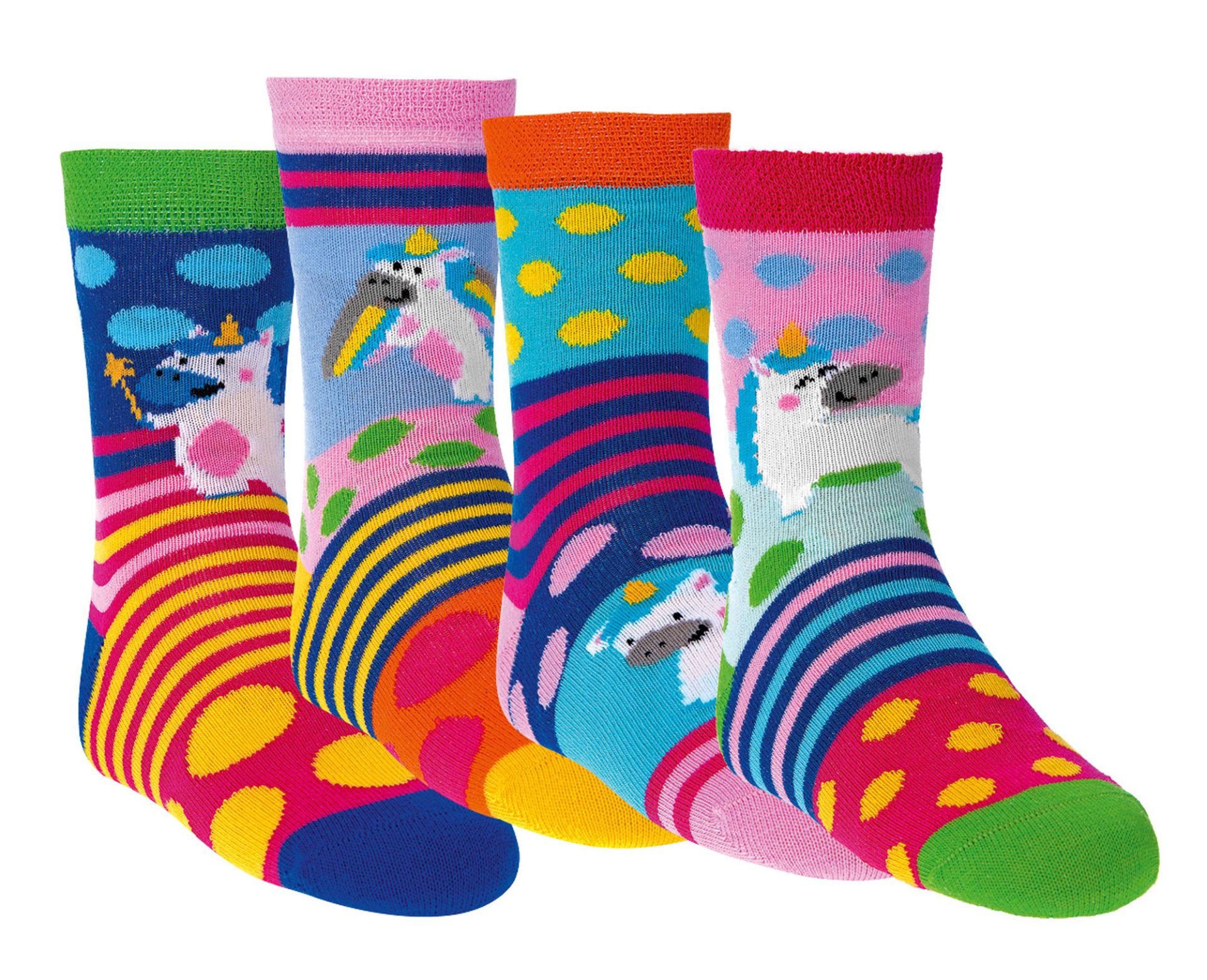 Gute Laune Einhorn Kindersocken